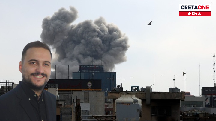 Ηλίας Σολωμός στο Cretaone 102,3: «Η κρίση στο Ιράν και η επιρροή στη Μέση Ανατολή – Τι περιμένουμε για Ελλάδα και Κρήτη»