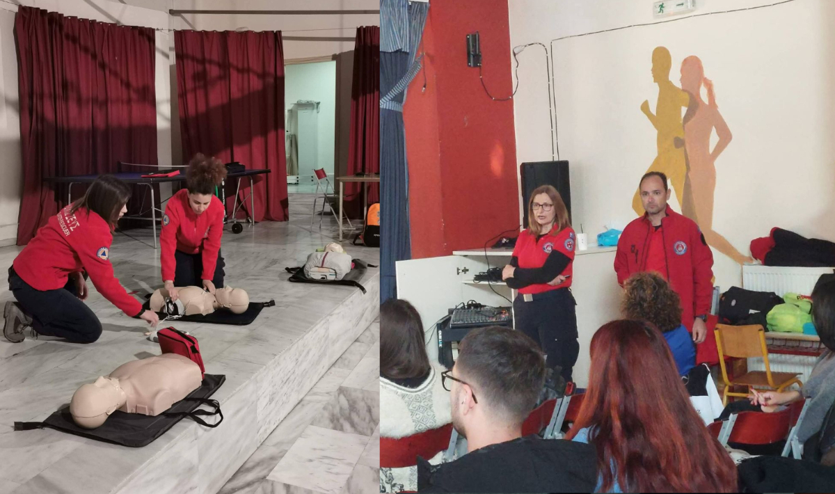 Ηράκλειο: Πλήθος συμμετοχών στα σεμινάρια πρώτων βοηθειών του Συλλόγου Εκπαιδευτικών Π.Ε. «Δ. Θεοτοκόπουλος» (φώτο)