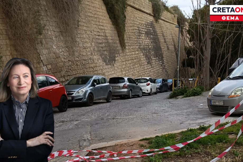 Βαγγελιώ Σχοιναράκη Νομάρχης βουλευτής Ηρακλείου Πρόεδρος ΔΕΠΑΝΑΛ Δήμος Ηρακλείου Λότζια πάρκινγκ Ενετικά Τείχη Πολιτιστικό Συνεδριακό Κέντρο Ηρακλείου