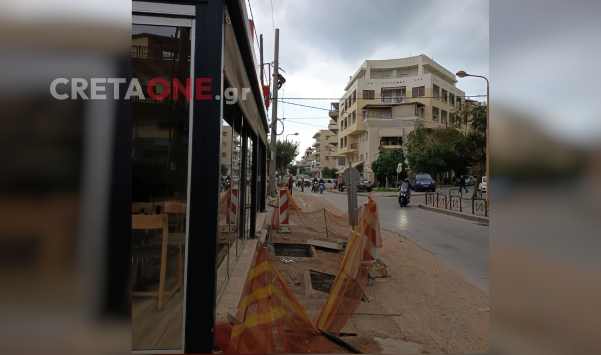 Ηράκλειο: Έργα του ΔΕΔΔΗΕ αφήνουν τη Θερίσου χωρίς ρεύμα – Καταστήματα και νοικοκυριά σε αναστάτωση (φωτογραφίες)