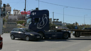 Ηράκλειο: Τροχαίο ατύχημα στην Αλικαρνασσό – Δείτε φωτογραφίες