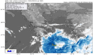 Πού «έπεσε» το περισσότερο νερό – «Ένα στεφάνι από βροχές στην Κρήτη»