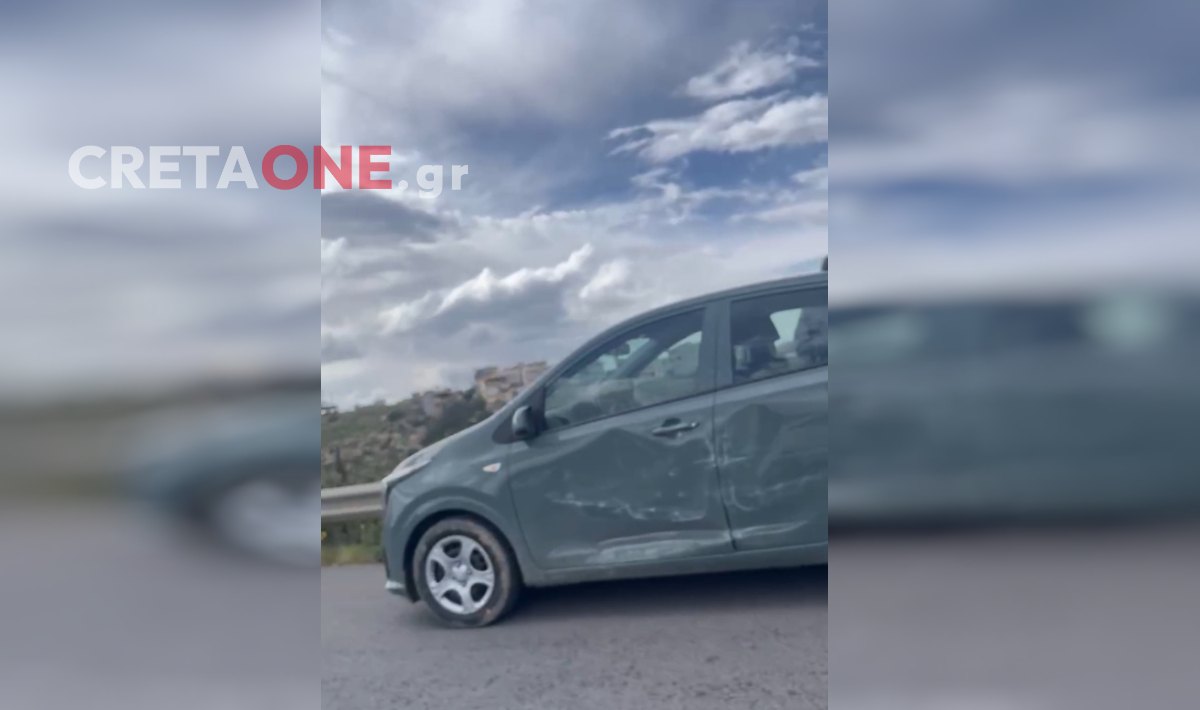 Ηράκλειο: Τροχαίο ατύχημα στον ΒΟΑΚ – Βυτιοφόρο συγκρούστηκε με ΙΧ (βίντεο)