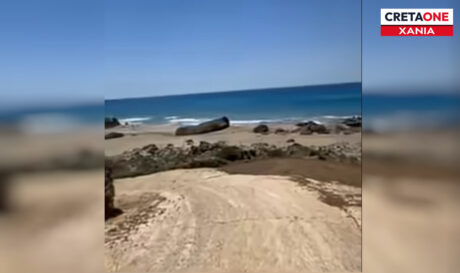Χανιά: Άγνωστοι επιχείρησαν να ανοίξουν παράνομο δρόμο στην παραλία στα Φαλάσαρνα (βίντεο-φωτογραφίες)