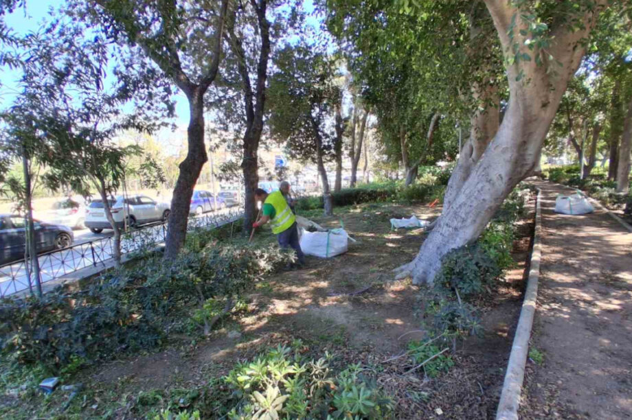 Έργα καλλωπισμού και συντήρησης πρασίνου από τον Δήμο Ηρακλείου