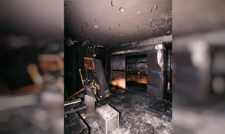 Ελβετία: Παρανάλωμα του πυρός τα αποδυτήρια της Βασιλείας (φωτογραφίες)