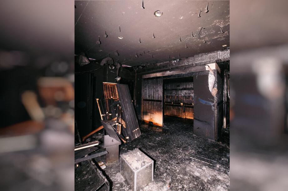 Ελβετία: Παρανάλωμα του πυρός τα αποδυτήρια της Βασιλείας (φωτογραφίες)