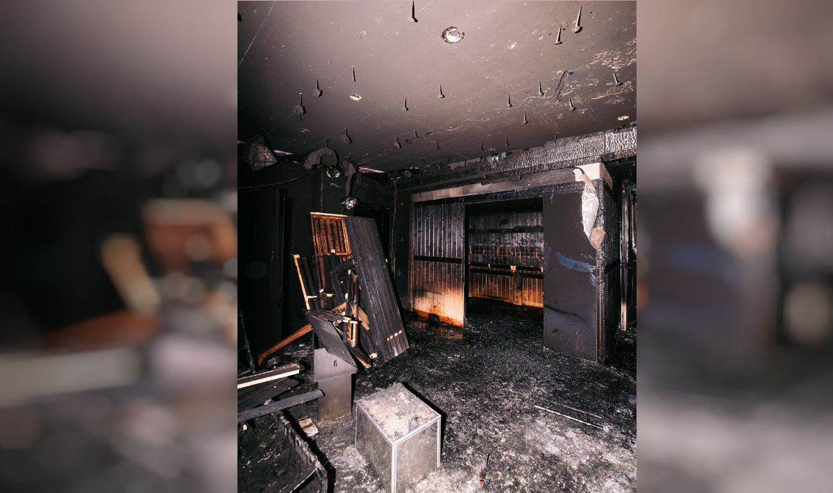 Ελβετία: Παρανάλωμα του πυρός τα αποδυτήρια της Βασιλείας (φωτογραφίες)