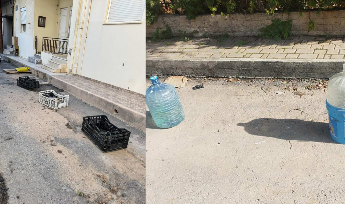 Ηράκλειο: «Πόλεμος» για το πάρκινγκ – Η «πατέντα» για να μην χάνουν τη θέση τους στη γειτονιά (φώτο)