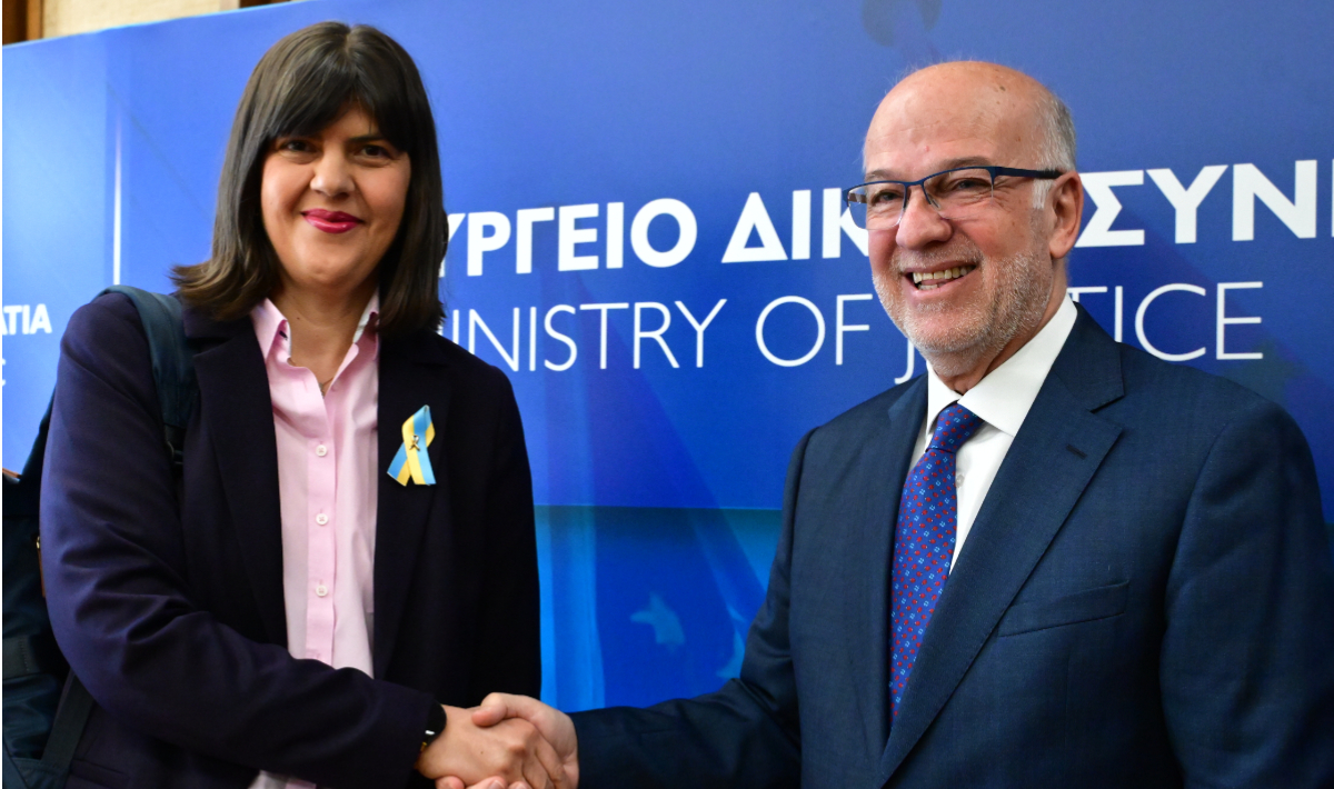 Την εμπιστοσύνη της ελληνικής κυβέρνησης στην Ευρωπαϊκή Εισαγγελία εξέφρασε ο Φλωρίδης στην Κοβέσι