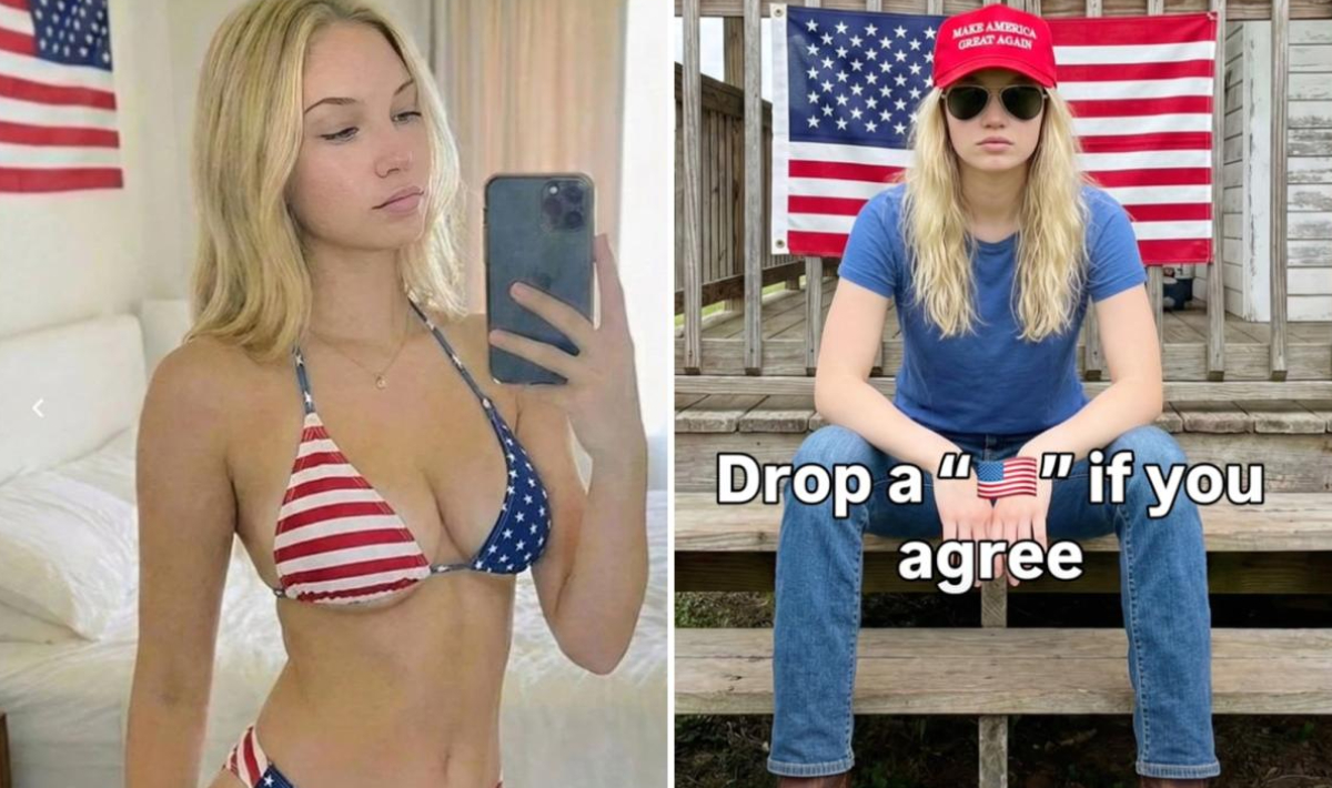 Κορυφαία influencer του MAGA αποκαλύφθηκε ότι ήταν… Ινδός άνδρας