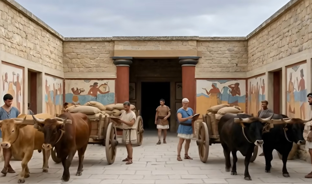 Η Κνωσός του 1700 π.Χ. «ζωντανεύει» με την βοήθεια του AI – Δείτε βίντεο