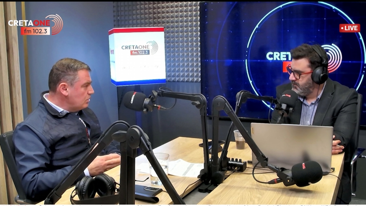 Γιάννης Σέγκος στο CRETAONE 102,3: «Στον αέρα το έργο της ανάπλασης του λιμένα Χερσονήσου – Αγωνία για τα χρήματα του Ταμείου Ανάκαμψης»