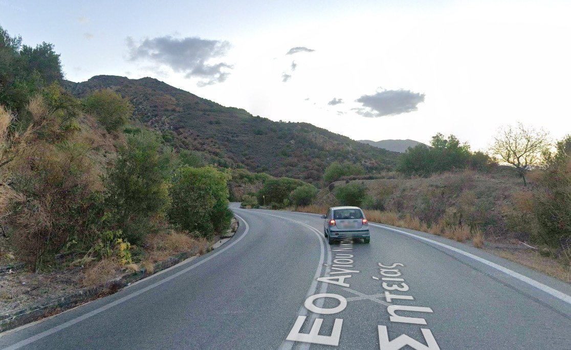 Καλό Χωριό Σητεία εργολαβία οδικής ασφάλειας 