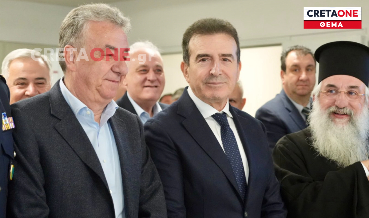 Με Χρυσοχοΐδη τα εγκαίνια της Λέσχης Σίτισης στο Αστυνομικό Μέγαρο Ηρακλείου (φωτογραφίες)