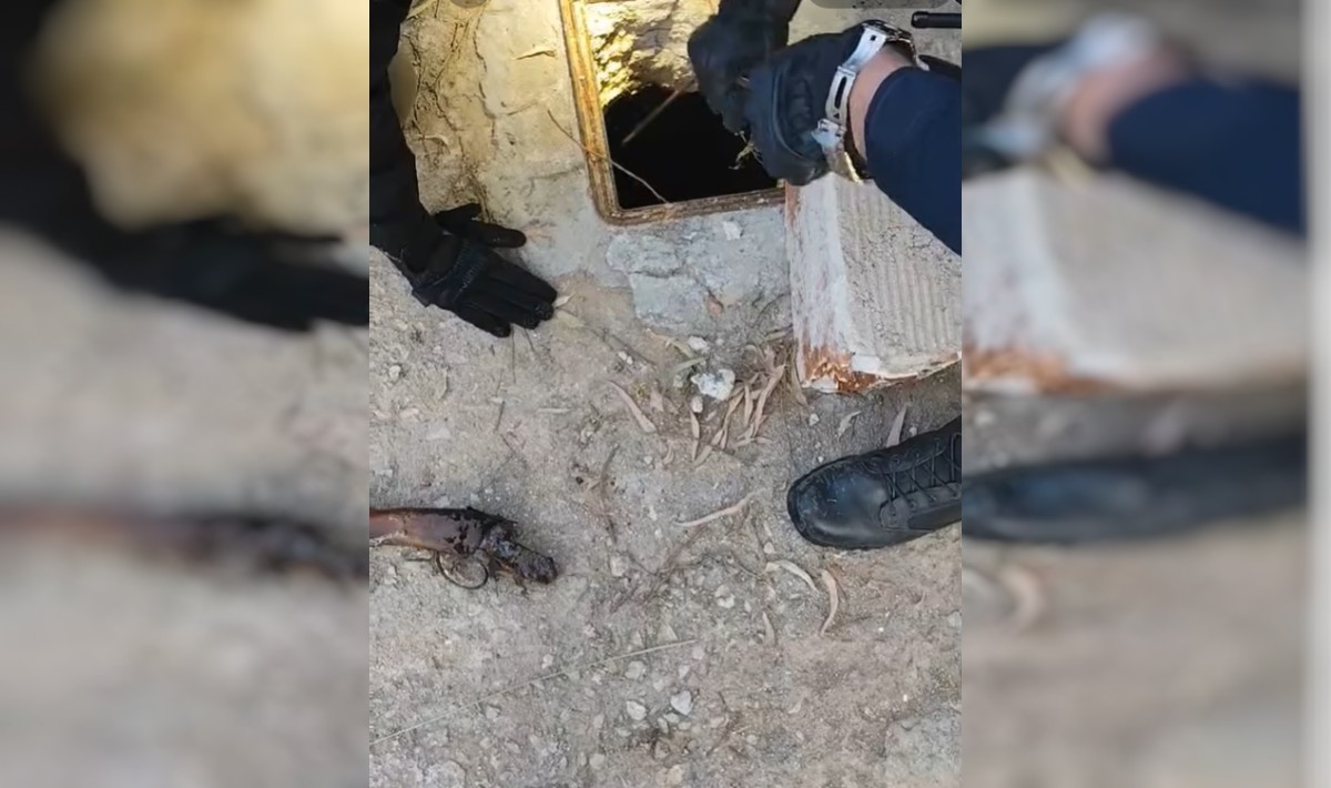 Επιχείρηση «σκούπα» της ΕΛ.ΑΣ. στον Ασπρόπυργο: Όπλα μέσα σε βόθρο – Δείτε βίντεο και φώτο