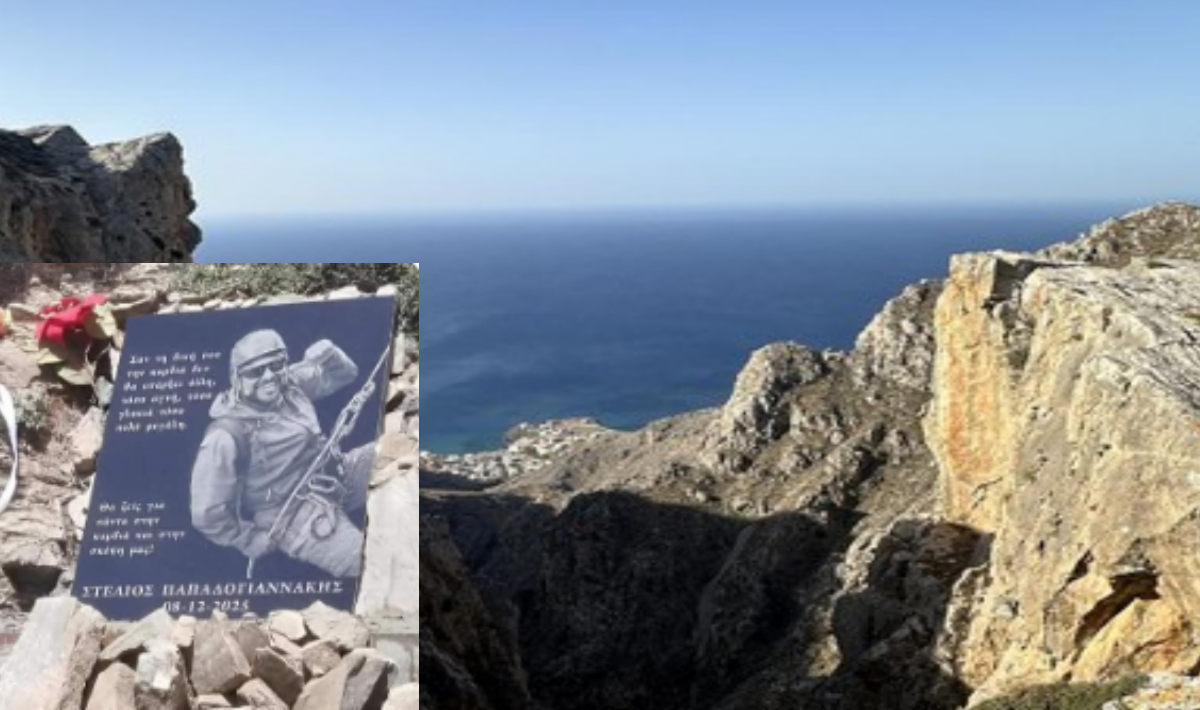 Ηράκλειο: Πλάκα μνήμης για τον 37χρονο Στέλιο στο σημείο που «έσβησε» στα Αστερούσια