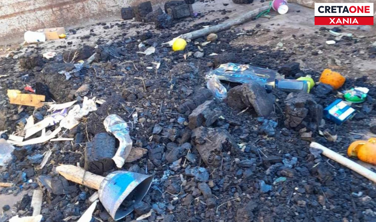 Τρόμος σε παιδική χαρά στα Χανιά: Ανήλικοι με μολότοφ και φωτιές προκάλεσαν καταστροφές