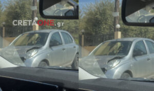 Ηράκλειο: Τροχαίο ατύχημα στην ΒΙΠΕ – Συγκρούστηκαν δύο ΙΧ (φώτο,βίντεο)