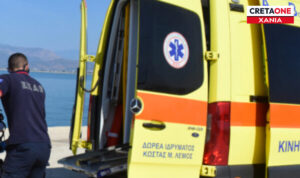 «Τύχη βουνό» για οδηγό στα Χανιά – Ένιωσε αδιαθεσία και κινητοποίησε τις αρχές μέσω του 112