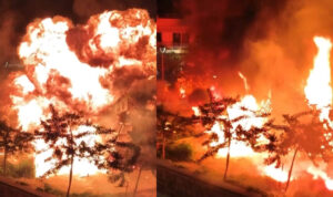 Ηράκλειο: Απόκοσμες εικόνες στα Καμίνια – Αυτοσχέδιες κροτίδες , πανικός και ανεξέλεγκτη φωτιά