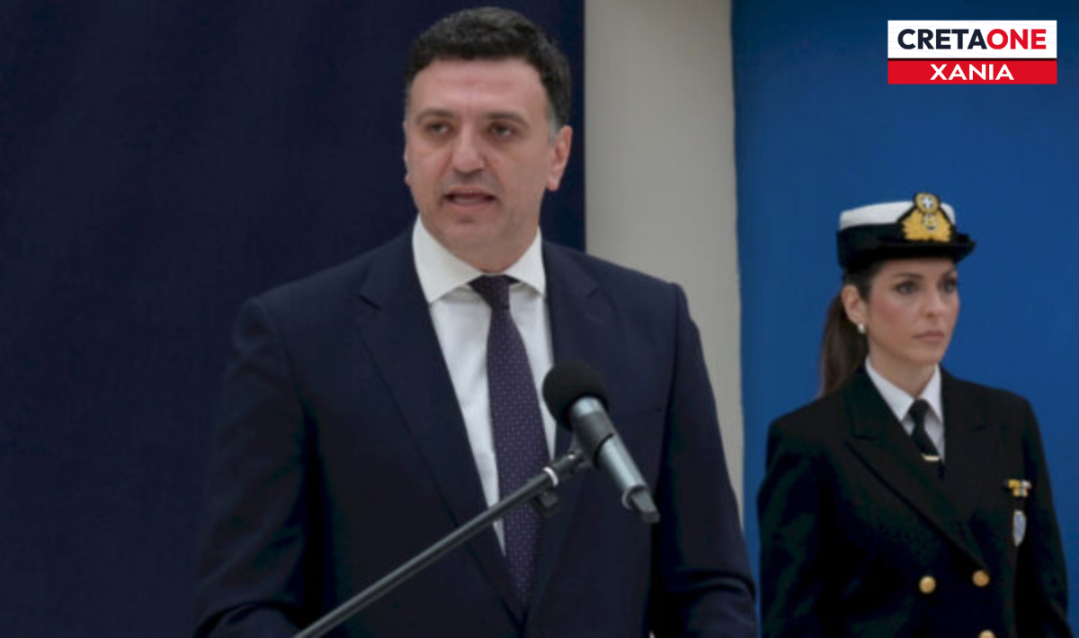 Στα Χανιά ο Βασίλης Κικίλιας για επιθεώρηση στο λιμάνι της Σούδας