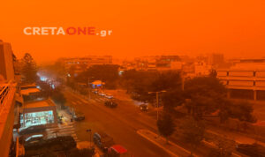 Σε κλοιό σκόνης και κακοκαιρίας η Κρήτη – Πότε θα «καθαρίσει» η ατμόσφαιρα