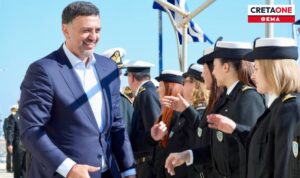 Ηράκλειο: Στο λιμάνι ο Υπουργός Βασίλης Κικίλιας (φωτογραφίες)