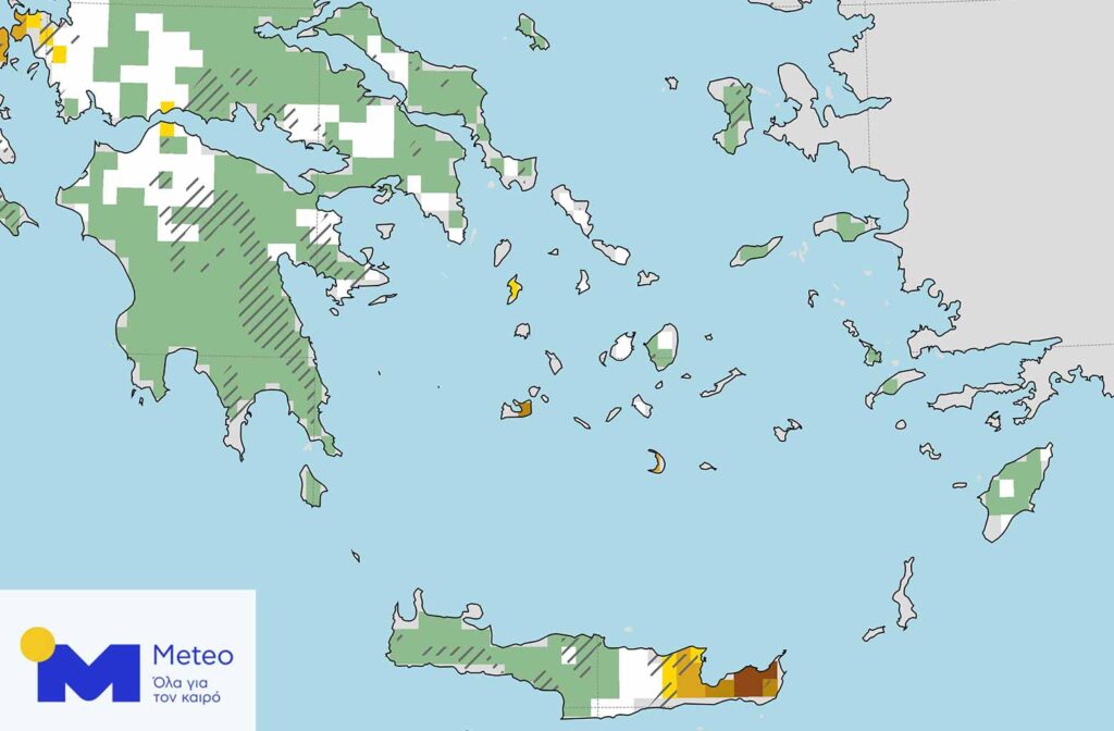 Meteo: «Στεγνώνει» η ανατολική Κρήτη – Επιμένουν οι συνθήκες σχετικής ξηρασίας
