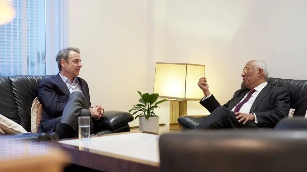 Κυριάκος Μητσοτάκης: Συναντήθηκε με τον Αντόνιο Κόστα με φόντο τη Μέση Ανατολή και τις διεθνείς εξελίξεις