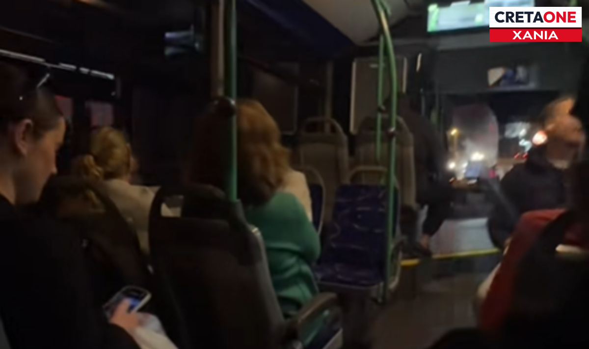 Χανιά: Από δρομολόγιο… «κέντρο διασκέδασης» – Το λεωφορείο που έγινε viral (βίντεο)