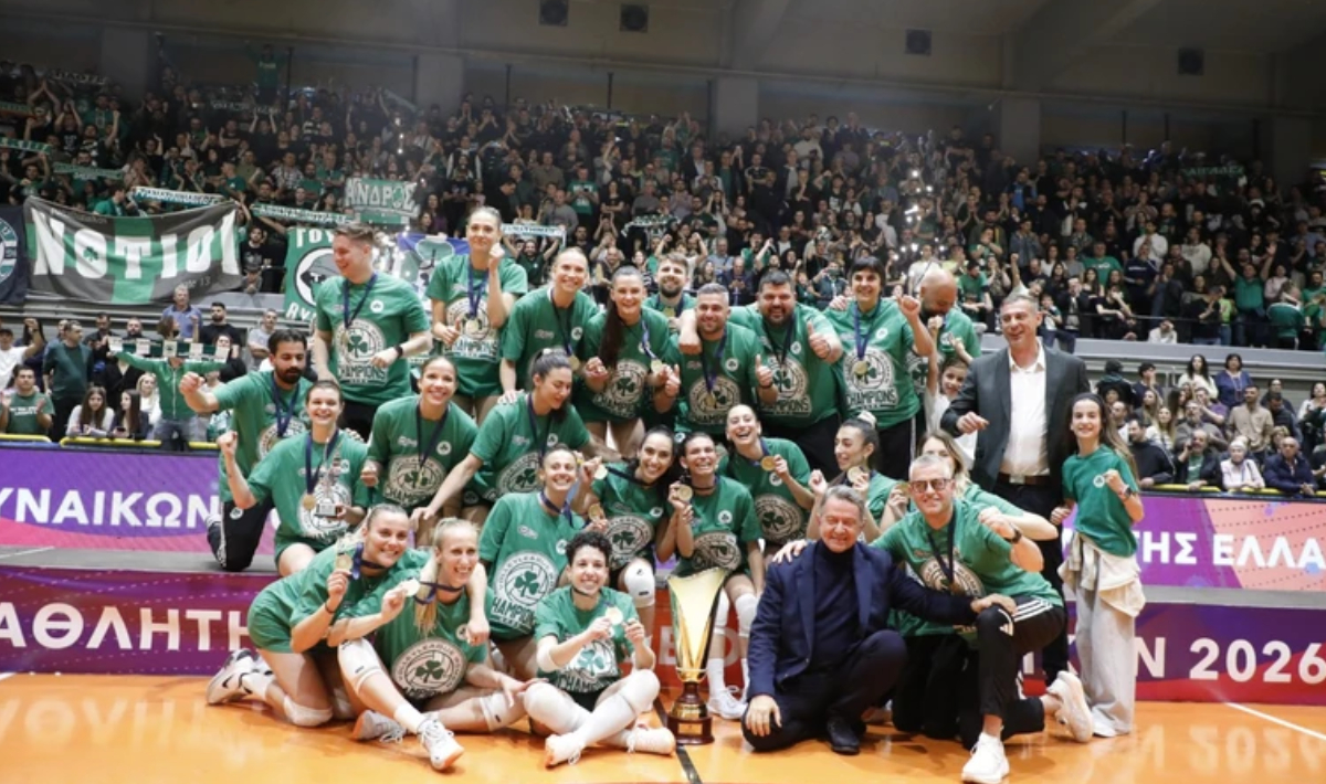 Πρωταθλητής ο Παναθηναϊκός: Η απονομή του τροπαίου και το πάρτι με τους οπαδούς