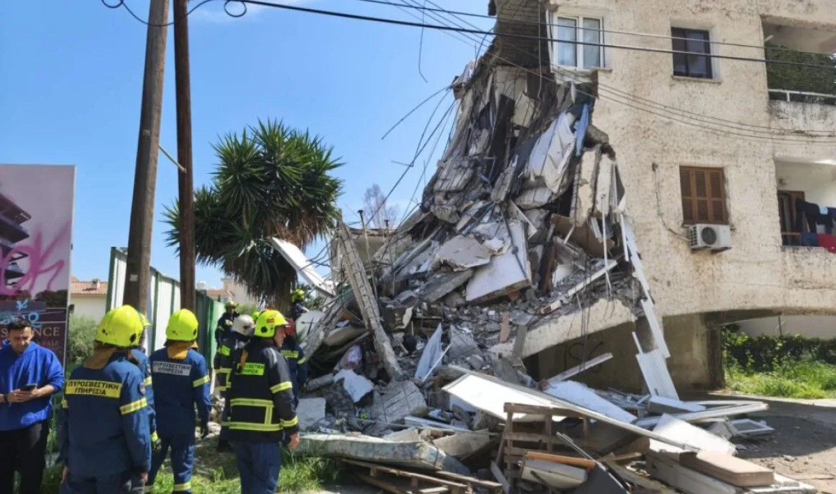 Κύπρος: Κατέρρευσε πολυκατοικία στην περιοχή Γερμασόγειας