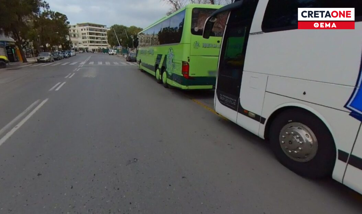 τουριστικά λεωφορεία στάθμευση