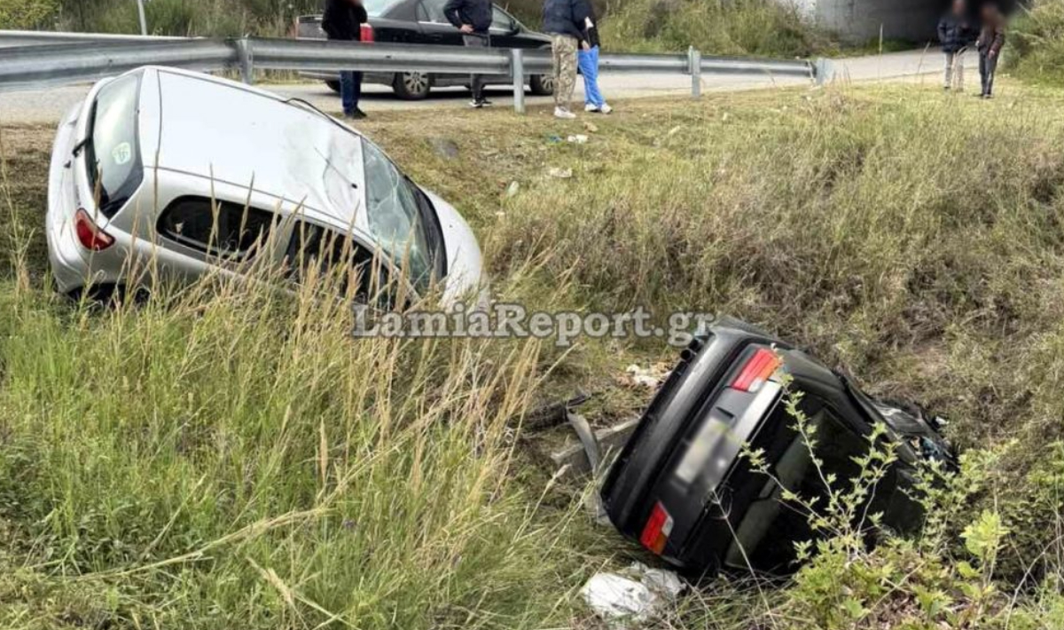 Τροχαίο στη Φθιώτιδα: Εκτός δρόμου δύο οχήματα μετά από σύγκρουση – Δείτε εικόνες