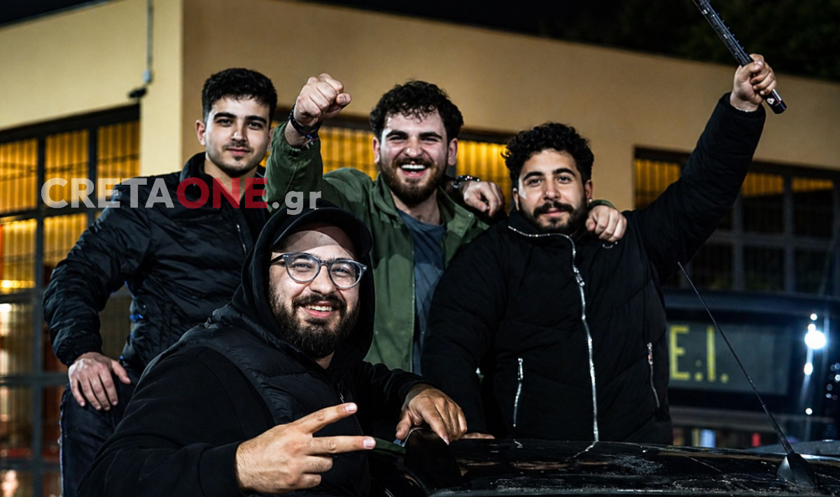 Τα «κοπέλια»» του Ηρακλείου «σήκωσαν» την πόλη για τον ΟΦΗ πάνω σε αγροτικό – Δείτε φωτογραφίες και βίντεο