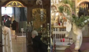 Τις εντυπώσεις έκλεψε ο «ιπτάμενος» ιερέας στην Πρώτη Ανάσταση στη Χίο (βίντεο)