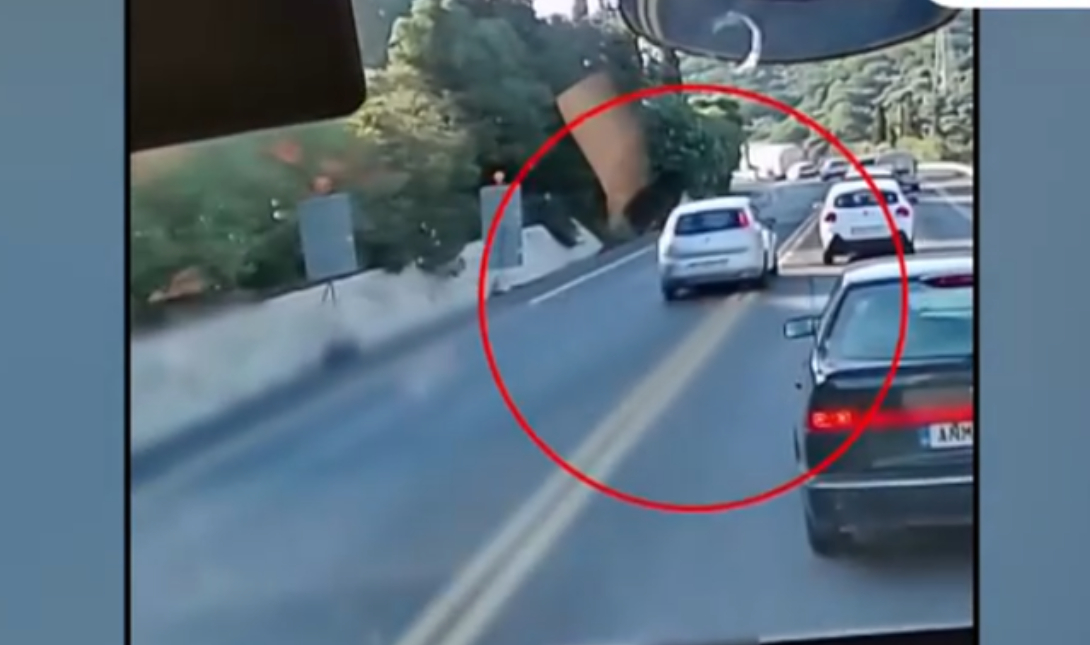 Τι πρόστιμο θα πληρώσει ο εγκληματίας-κρητικός οδηγός που προσπέρασε 8 αυτοκίνητα σε κλειστή στροφή;