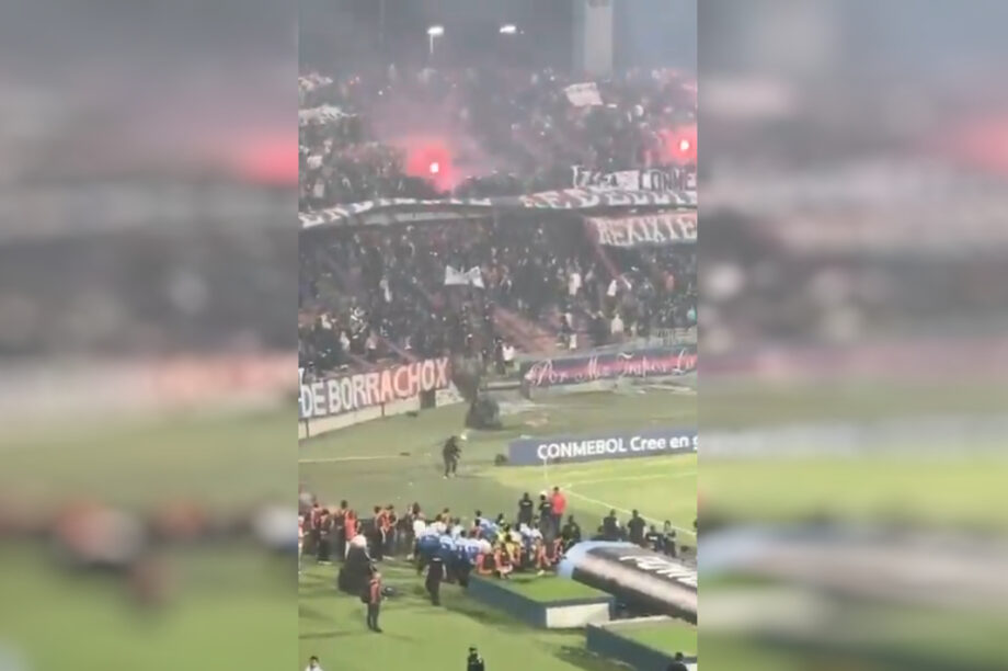 Σκηνές χάους σε παιχνίδι για το Copa Libertadores (βίντεο)