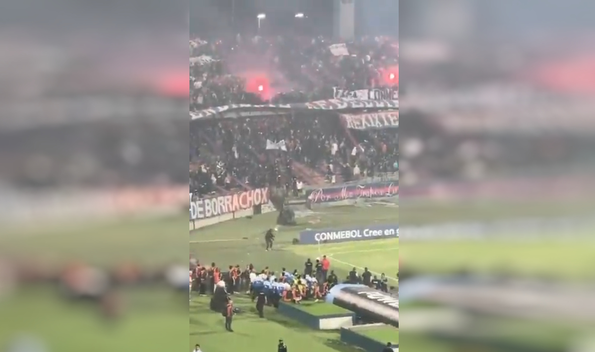 Σκηνές χάους σε παιχνίδι για το Copa Libertadores (βίντεο)