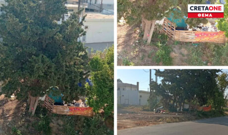 Απίστευτο... camping σε γειτονιά του Ηρακλείου (φωτογραφίες)