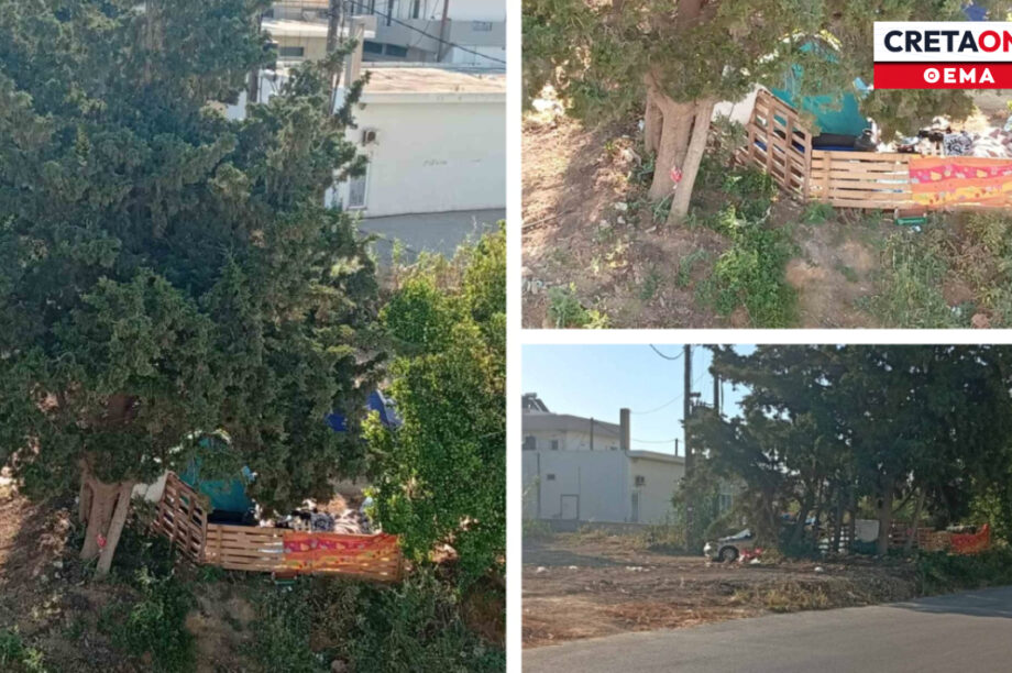 Απίστευτο... camping σε γειτονιά του Ηρακλείου (φωτογραφίες)
