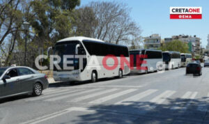 «Ρήγμα» στη δημοτική αρχή για τη στάση των τουριστικών λεωφορείων – Διαφωνία Σισαμάκη με τη νέα χωροθέτηση