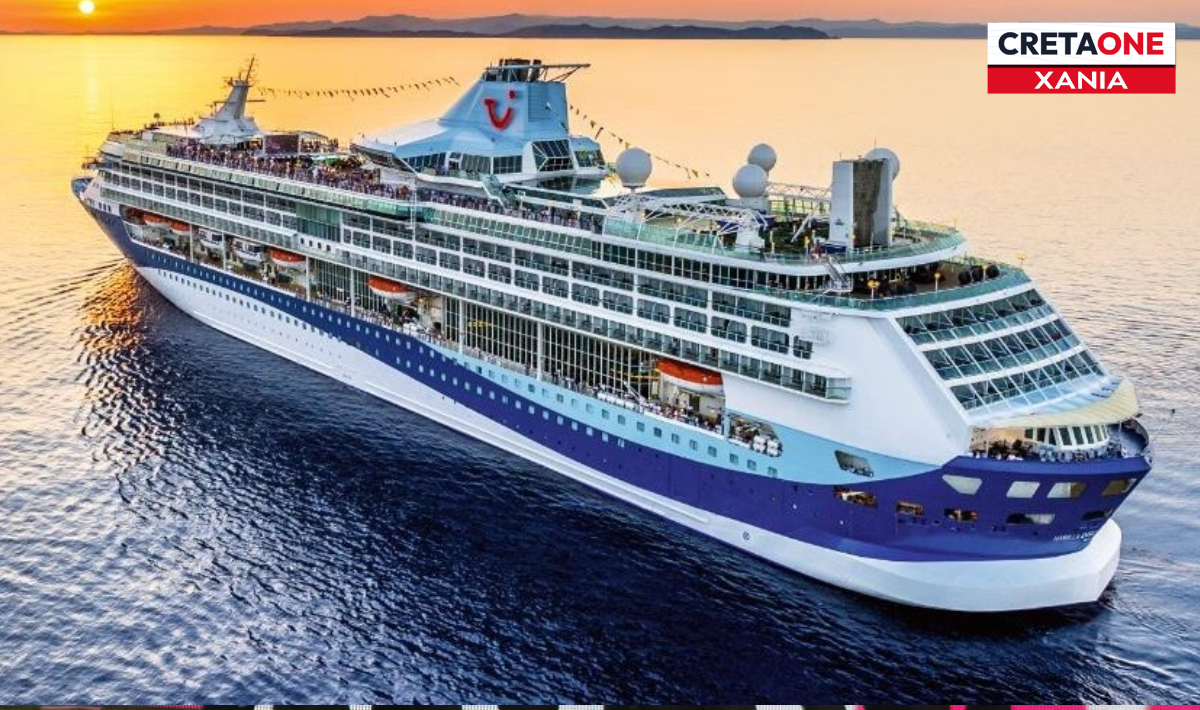 Στη Σούδα το επιβλητικό κρουαζιερόπλοιο Marella Voyager