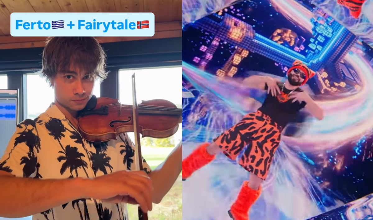 Eurovision: Ο Alexander Rybak «παίζει» το Ferto (βίντεο)