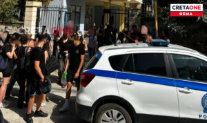 «Δεν κάλεσα την αστυνομία για το μπουγέλο»: Τι απαντά ο διευθυντής του 3ου ΓΕΛ Ηρακλείου μετά το περιστατικό