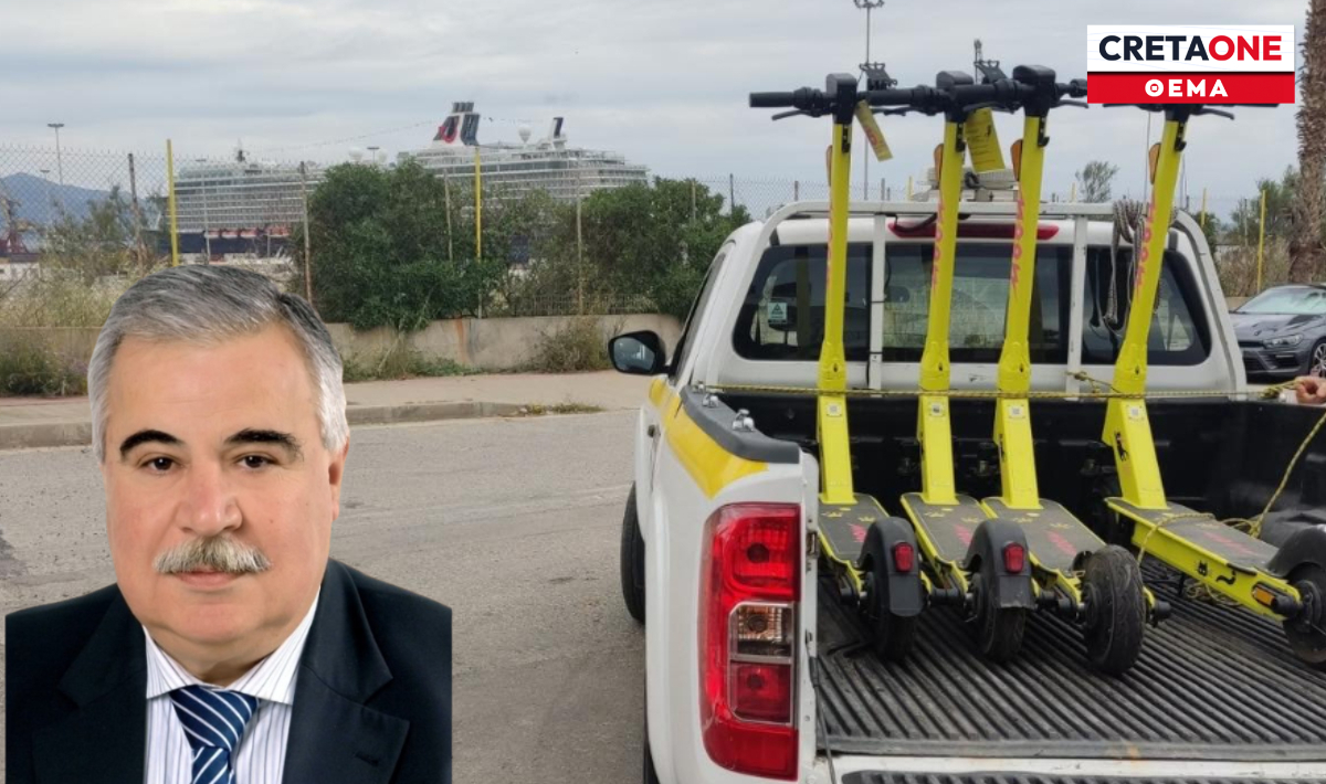 Ηράκλειο: Στο στόχαστρο τα ηλεκτρικά πατίνια – «Πρέπει να απαγορευτούν στους ανήλικους» λέει ο Γ. Καραντινός