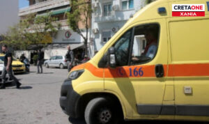 Σοβαρό τροχαίο στα Χανιά – Μια γυναίκα στο νοσοκομείο (φωτογραφίες)
