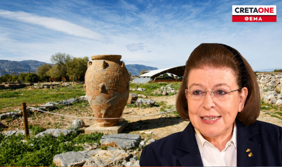 Στην Κρήτη για διπλά εγκαίνια η Υπουργός Πολιτισμού: Επιβεβαίωση του cretaone για την…κορδέλα στο Μινωικό Ανάκτορο των Μαλίων