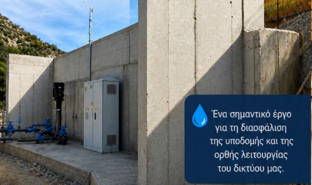 Ανώγεια: Ολοκληρώθηκαν οι εργασίες προστασίας της γεώτρησης στη θέση «Ξυλογιάννη δέτης»